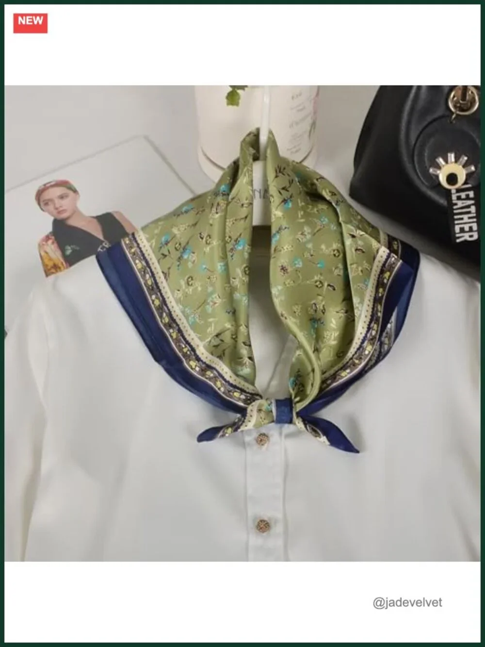 100% Mulberry Silk Neck Scarf 21